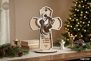 Christian Standing Cross SVG Bundle, a Decorative Illustration by svgocean (Thumbnail 8 of 11)
