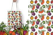 Vector vegetables, a Food Illustration by TashaDraw (Thumbnail 11 of 13)