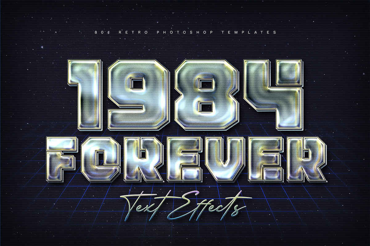 80s Retro Nostalgia Text Effects, a Layer Style Add-On by Andrew Skoch Design (Photo 9 of 14)