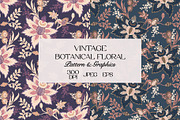 Paisley & Jacobean Floral Pattern, a Pattern Graphic by StudioGlouna (Thumbnail 1 of 10)