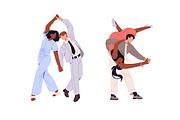 Couple dance set + promo posters, a Person Illustration by PaperTrident (Thumbnail 4 of 8)