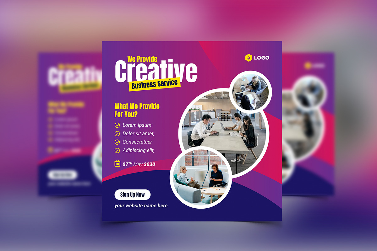 Social Media Cover Post Template Set, a Social Media Template by zahidhossainalif (Photo 9 of 13)