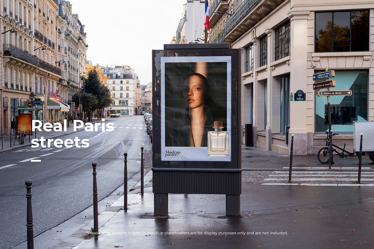 50 Paris Street Mockup Bundle 01, an Advertising Mockup by Moixo studio (Photo 6 of 10)