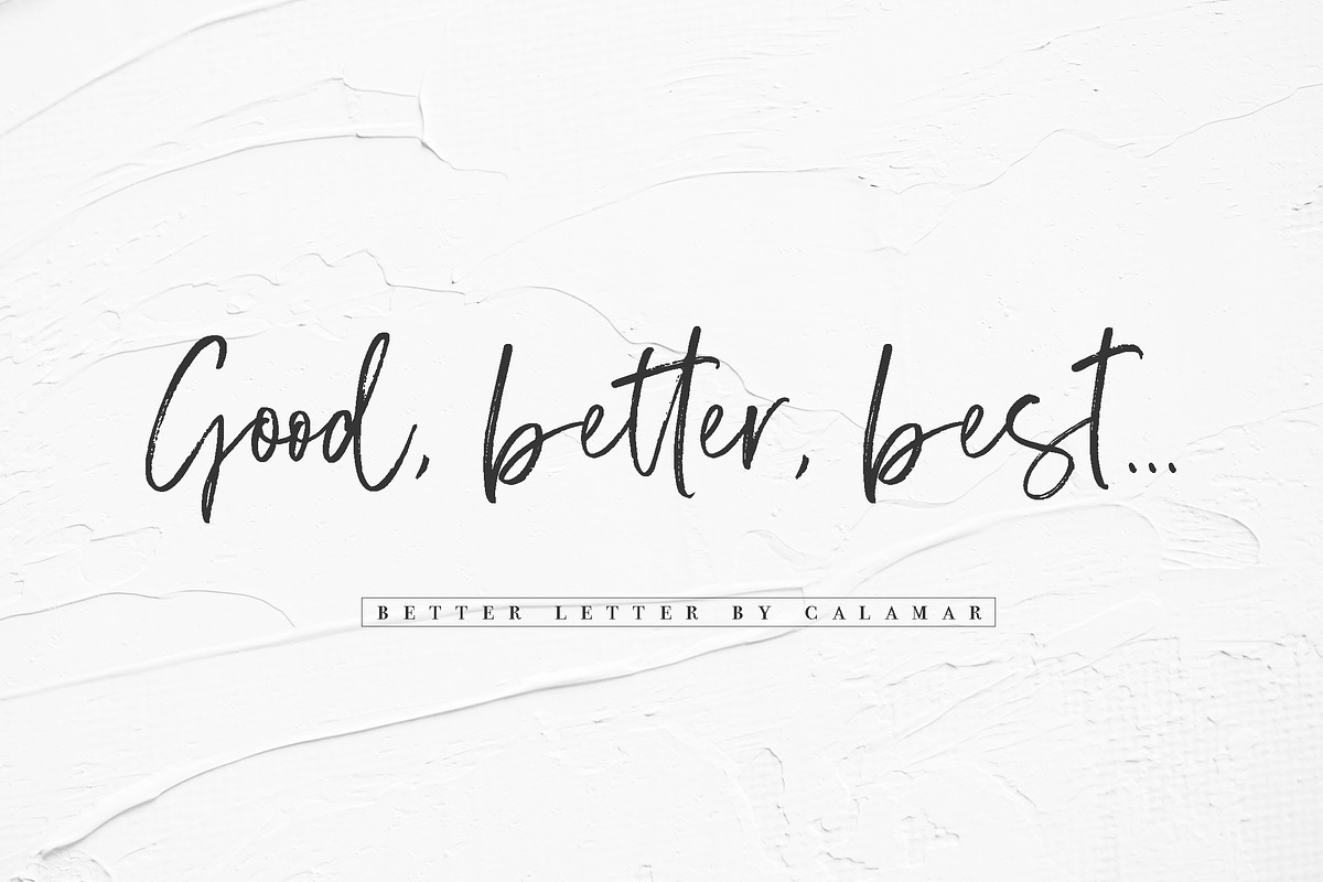 Better Letter Font preview 5