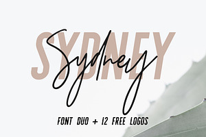 Sydney Font Duo 12 Free Logos