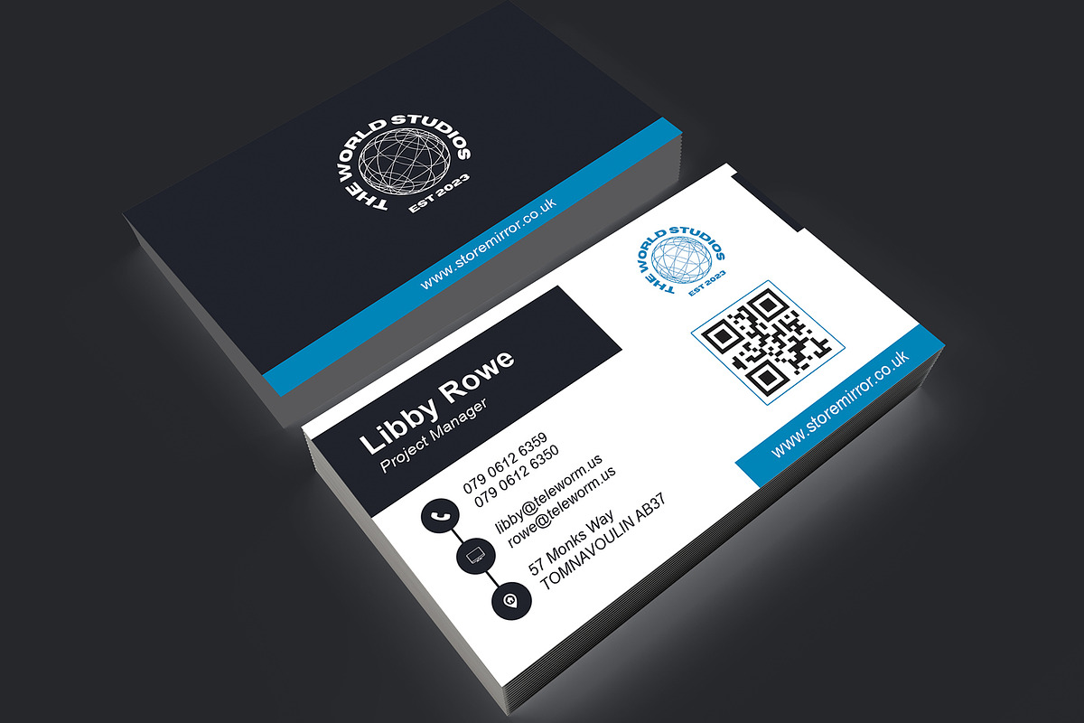 Minimalist Professional Business Card preview 3