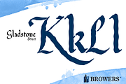 Gladstone Street Font - 60% Off, a Script Font by Michael Browers (Thumbnail 3 of 5)