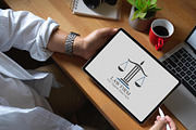 Professional Law Firm Logo Template, a Branding & Logo Template by YUDesignStore (Thumbnail 7 of 10)
