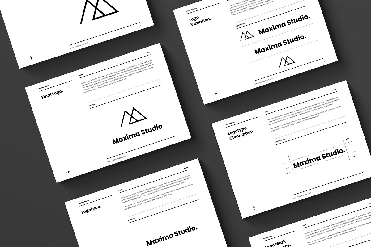 Brand Guidelines, a Brochure Template by Occy Design (Photo 3 of 10)