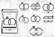 Wedding SVG Bundle, Wedding Sign SVG, an Object Graphic by D2PUTRI (Thumbnail 10 of 31)
