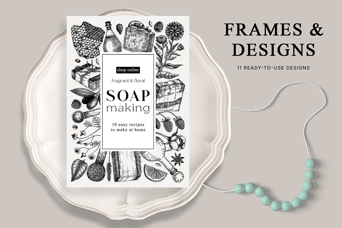 Hand-Drawn Soap Making Vector Set, a Healthcare Illustration by Yevheniia (Photo 5 of 11)