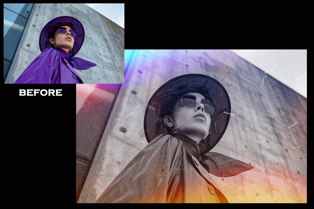 Lens Burn Photo Effect For Photoshop, an Action Add-On by 3d_model_tifotizi (Photo 2 of 2)