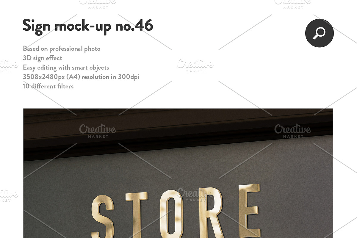 50 sign facade signboard logo mock, a Product Mockup by PrintPixel (Photo 48 of 53)