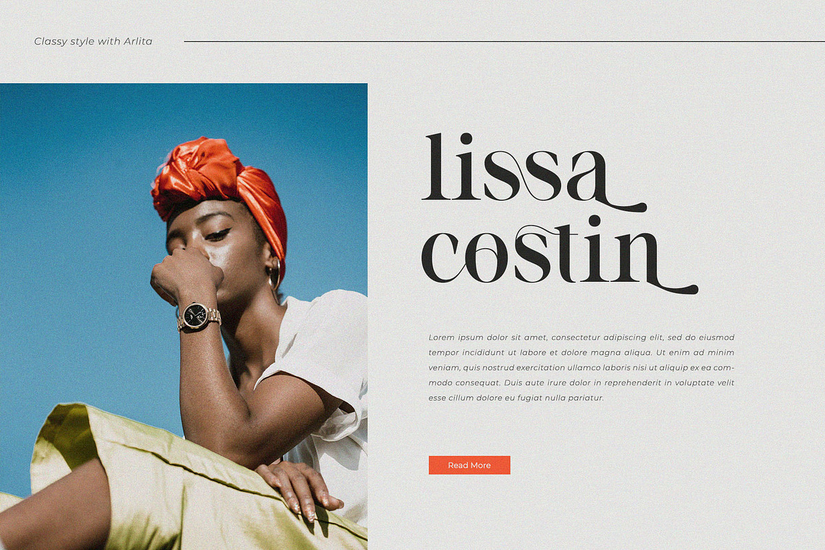 Arlita – Unique Ligature Font, a Serif Font by BrandSemut (Photo 3 of 10)