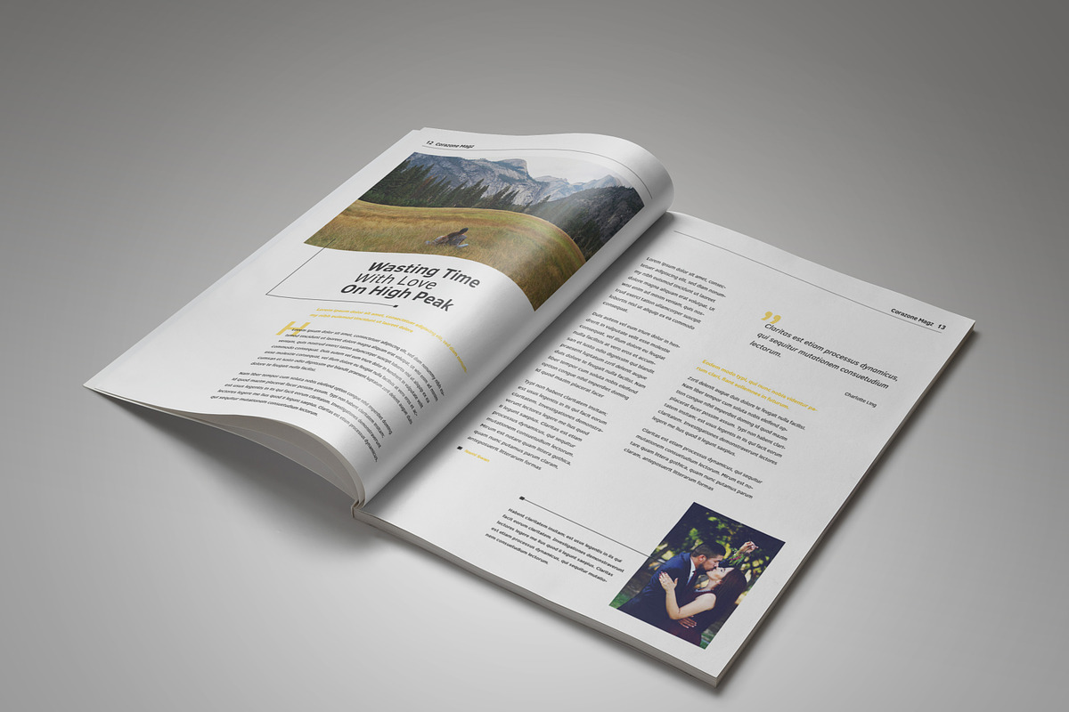 Corazone Magazine (2017 Edition), a Magazine Template by Bokuto (Photo 8 of 17)