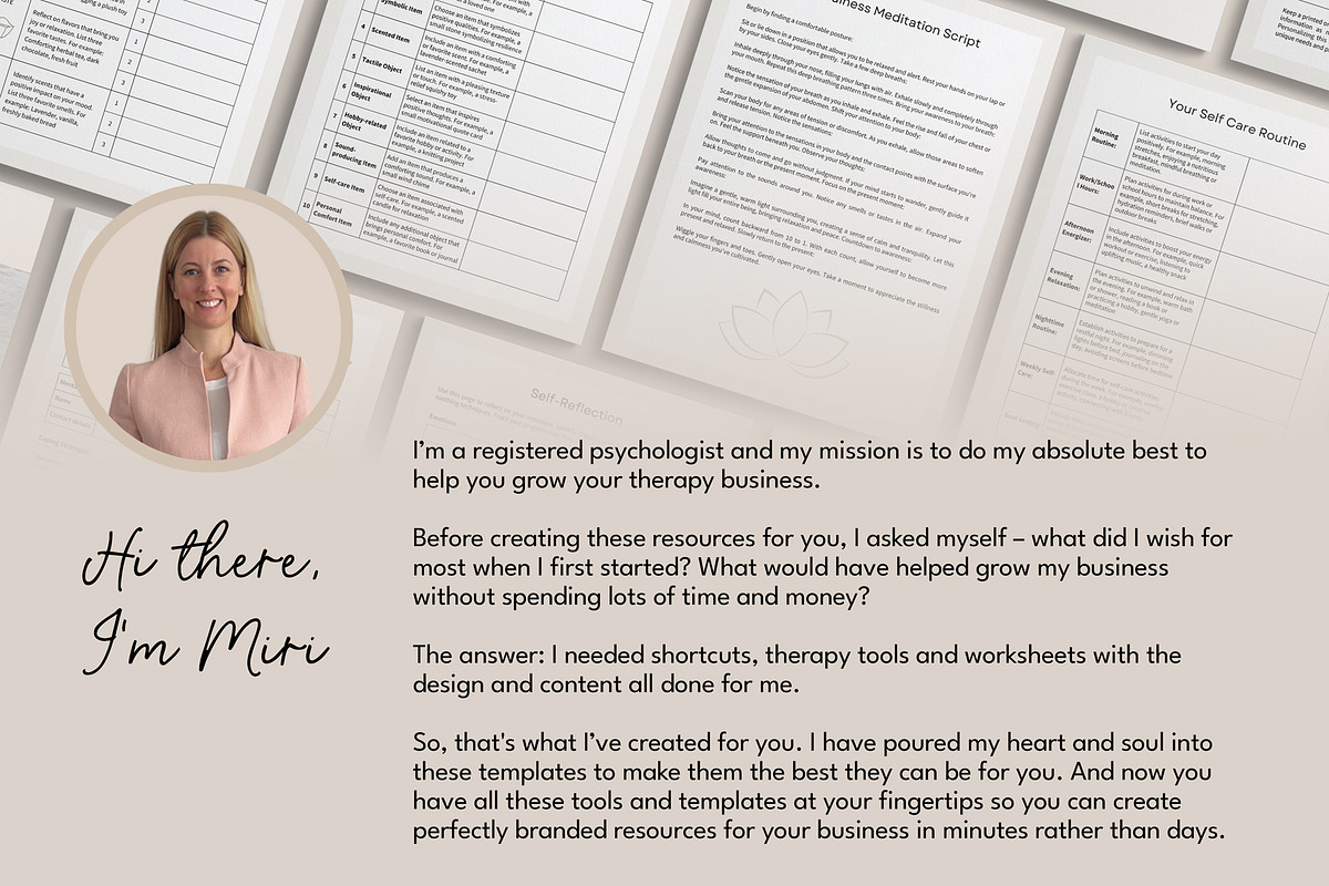 Self-Soothing Toolkit Canva Template, a Templates & Theme by Miri Campbell (Photo 9 of 9)