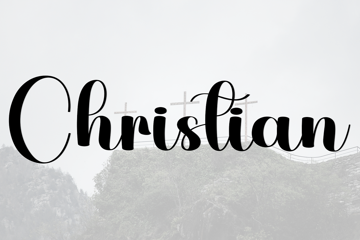 Christian Birthday, a Handwritten Font by InermediaSTUDIO (Photo 7 of 7)