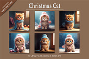 Christmas Adorable cats. Christmas, an Animal Illustration by KENO Mascots (Thumbnail 2 of 4)
