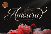 Amoura - Elegant Luxury Script Font, a Script Font by Sensatype (Thumbnail 1 of 13)