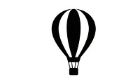 hot air balloon silhouettes, an Illustration by Amazin_art (Thumbnail 7 of 31)