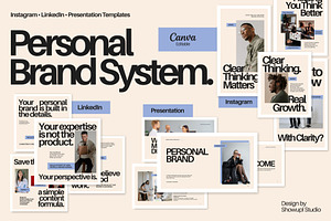 Personal Brand Canva Template Bundle
