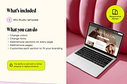 Hair Salon Wix Studio Website, a Wix Template by Template Twist Shop (Thumbnail 5 of 9)