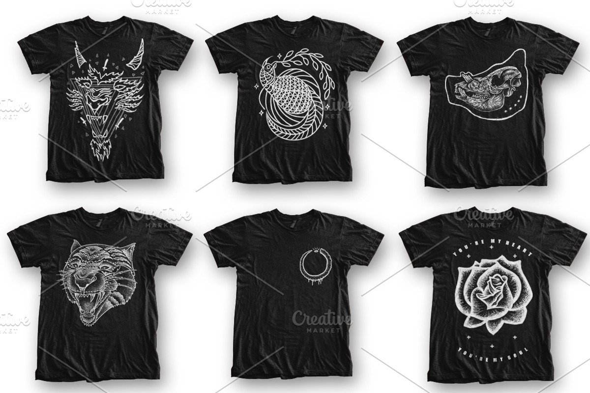100 T-Shirt Designs Super Collection, an Animal Illustration by Design by sebrodbrick (Photo 5 of 35)