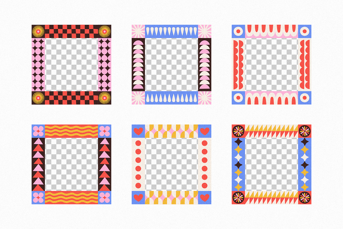 Blocks, vector shapes, a Pattern Graphic by venimo (Photo 8 of 9)