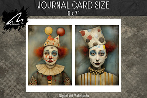 Surreal Clown, Whimsical Portraits