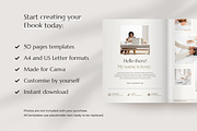 Minimalist Ebook Canva Template, a Marketing Template by Modo Design Studio (Thumbnail 2 of 10)