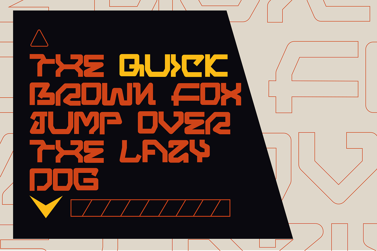Exsi Font - Futuristic Display Font, a Serif Font by Dm Studio (Photo 2 of 10)