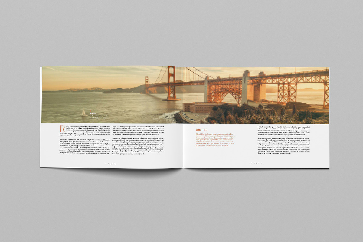 Landscape Magazine Template V, a Magazine Template by Uloel Design (Photo 7 of 12)