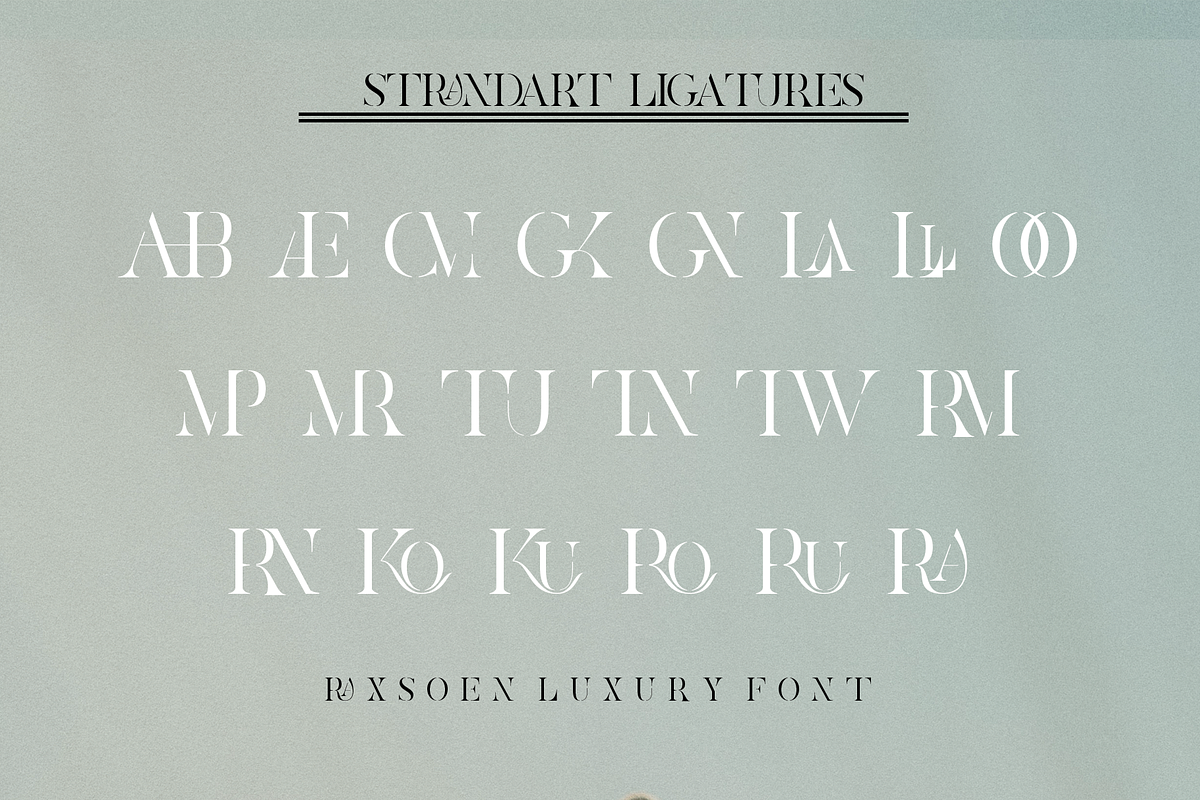 Raxsoen Luxury Serif Display, a Serif Font by LuhopCreative (Photo 10 of 12)