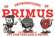 Primus – Bold Vintage Slab Serif, a Slab Serif Font by Rusted Works (Thumbnail 1 of 6)