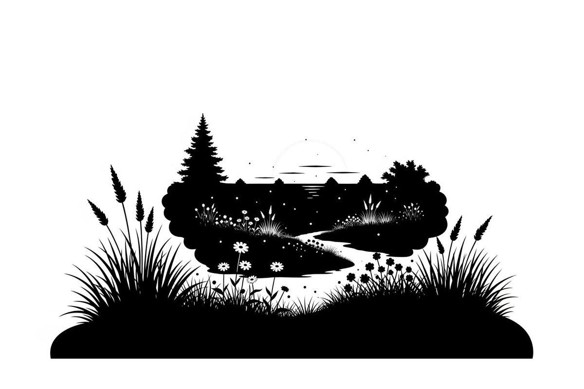 50 Garden Frame Silhouette Bundle, an Illustration by musafir_fashion (Photo 40 of 51)