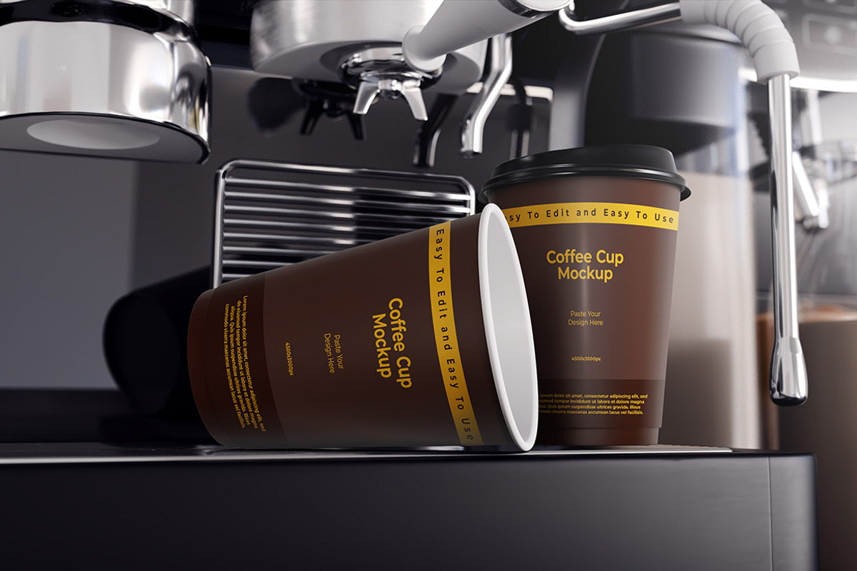 Coffee Cup Mockups, a Cups & Container Mockup by Alhaytar (Photo 4 of 4)
