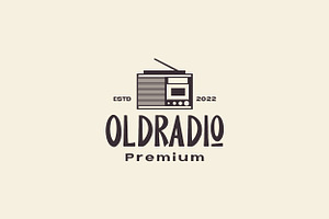 old radio hipster logo design vector, a Branding & Logo Template by devastd