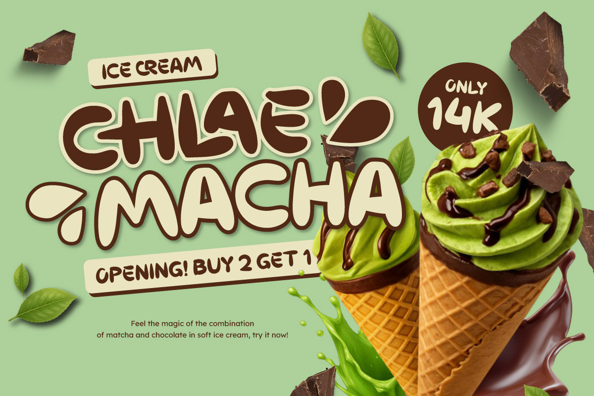 Choko Theo - Chocolate Display Font, a Handwritten Font by twinstd (Photo 3 of 10)