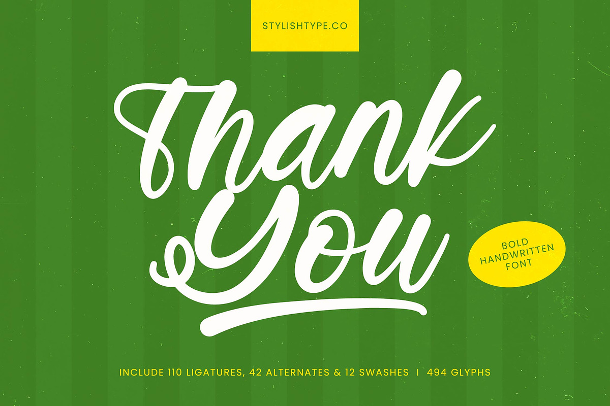 Bumlay Otican Bold Handwritten Font, a Script Font by stylishtype.co (Photo 20 of 20)