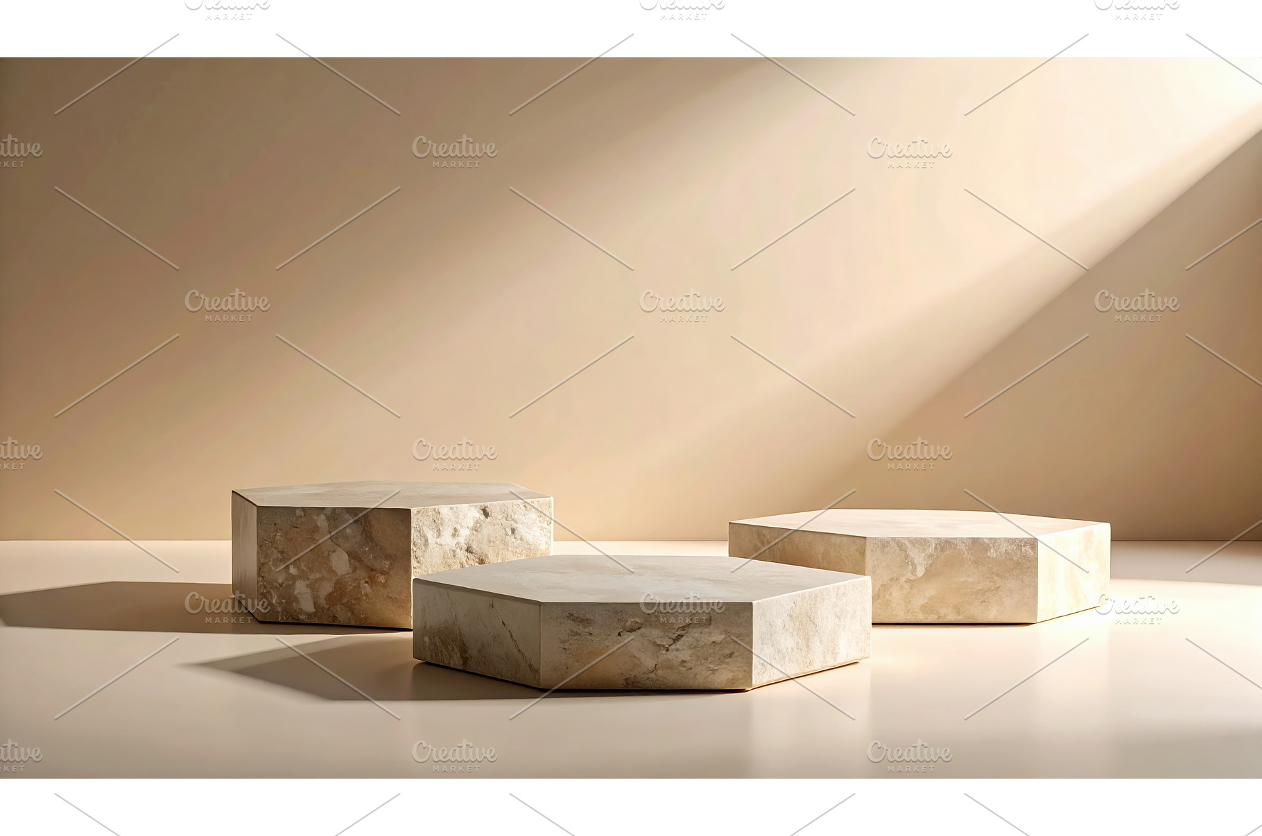 Three hexagonal stone podiums, an Arts & Entertainment Photo by Igor Tichonow