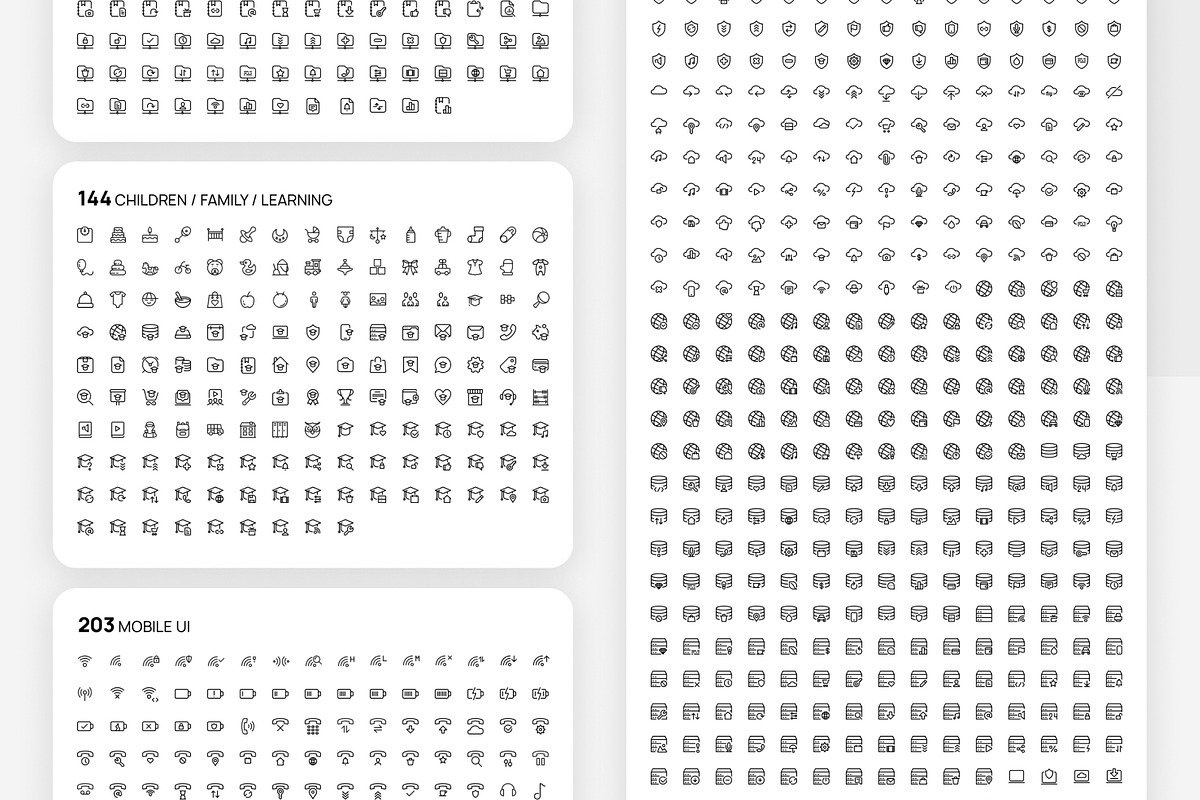 7000 Premium outline icons bundle, an Outline Icon by AIWD (Photo 9 of 13)