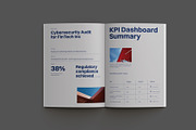Blue Simple Business Report, a Brochure Template by Neermana (Thumbnail 11 of 12)