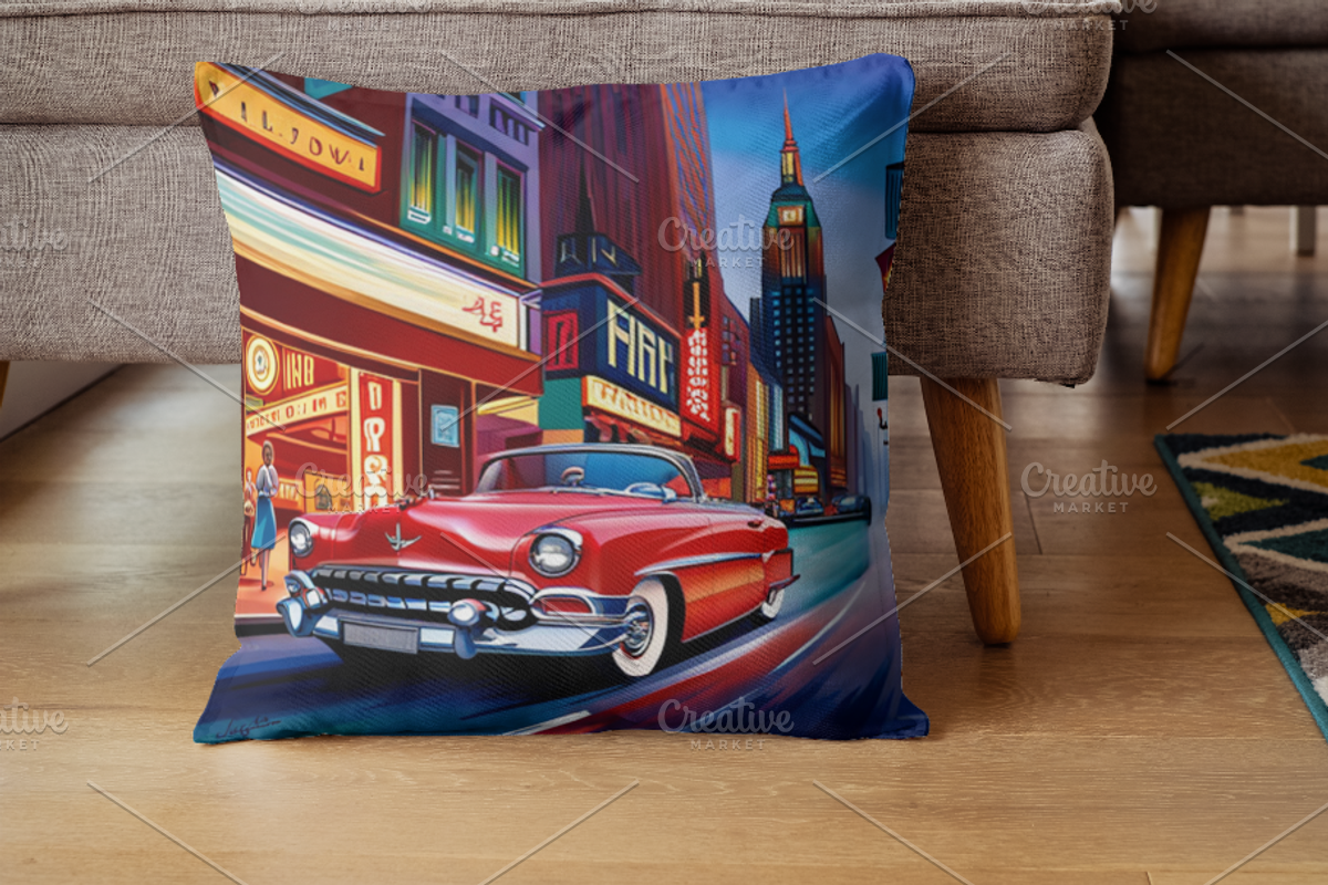 Art, Custom vintage car, a Poster Template by Boho Pixel Dust (Photo 4 of 8)