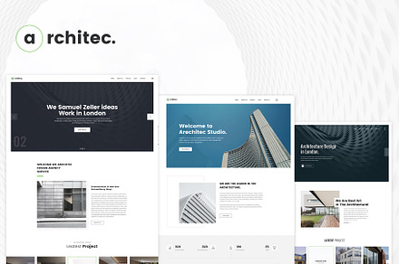 Architecture PSD Template
