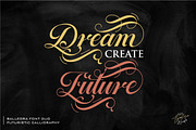 Ballegra Script Outline & Solid., a Script Font by typeline studio (Thumbnail 7 of 11)