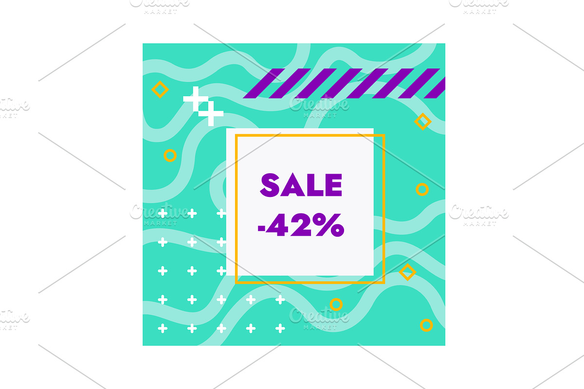 Trendy Abstract Geometric Vector, an Illustration by the8monkey