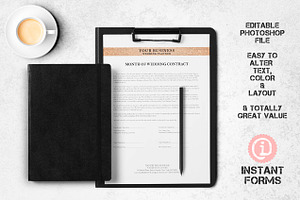 Wedding Planner Contract & Forms