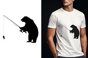Wild Bear Silhouette Wildlife Animal, an Animal Illustration by Unique Design Team (Thumbnail 5 of 5)