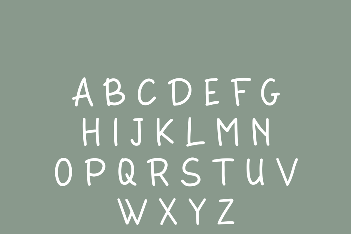 Childhand, a Slab Serif Font by lelevien (Photo 6 of 6)