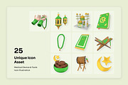 Ramadan Festive 3D Icon Pack, a Seasonal Illustration by twinstd (Thumbnail 6 of 7)